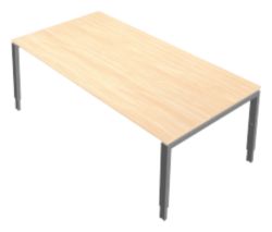 Schaffenburg Vergadertafel Domino Licht eiken 1800 x 1000 x N A mm