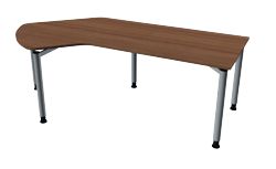 Bisley Hoekbureau links V Desk Noten 213 x 114 x 68 76 cm