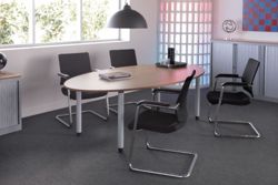 Bisley Hoekbureau rechts V Desk Ahorn 213 x 114 x 68 76 cm