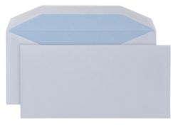 Office Depot Witte enveloppen Zonder Venster Gegomd 80 g m2 114 x 229 mm C5 500 Stuks