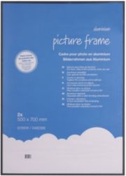 Niceday aluminium wissellijst 500 x 700 mm zwart