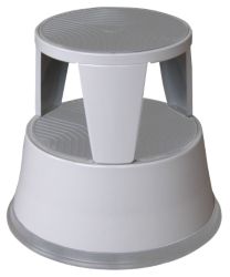 Office Depot Rolkruk 2 treden Tot 150 kg Metaal 44 x 30 x 43 cm Grijs