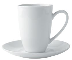 niceday 6 grote koppen  6 schotels 300 ml Wit 6 Sets