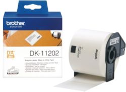 Brother Verzendetiketten DK11202 62 x 100 mm Wit 300 Stuks