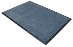 Floortextm Deurmat Blauw 90 x 120 cm
