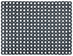 Floortextm Deurmat Zwart 80 x 60 cm