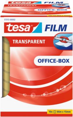 Ruban adhesif Tesa Film Transparent Transparent 15 mm x 66 m 10 Rouleaux
