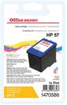 Cartouche jet d encre Office DEPOT Compatible HP C6657A 3 Couleurs Cyan Magenta jaune