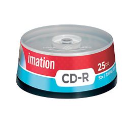 CD R 700 MB 80 minutos Imation Spindle 25 CDs