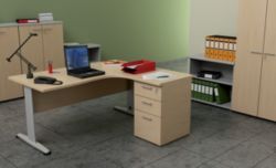 Puesto ergonomico derecho haya pata panel