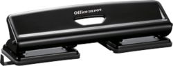 Perforador negro metalico 4 taladros Office Depot