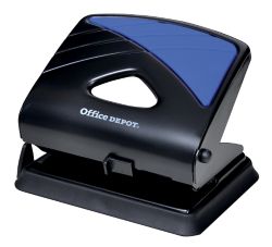 Perforador metalico 30 hojas 2 taladros Office Depot