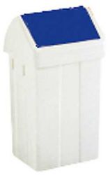 Papelera reciclaje azul 36 x 29 x 645
