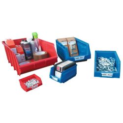 Contenedor almacenamiento 10 litros azul