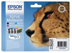 Cartucho Epson T071540 paquete 4 cartuchos negro  colores
