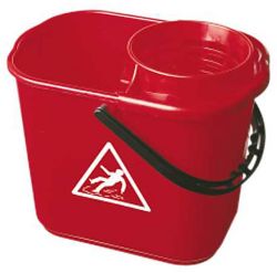 Cubo rectangular con escurridor 14 litros