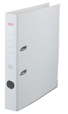 Classeur a levier Office DEPOT Plasticolor Dos 50 mm Blanc
