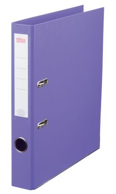 Classeur a levier Office DEPOT Plasticolor Dos 50 mm Violet