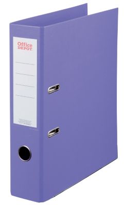 Classeur a levier Office DEPOT Plasticolor Dos 75 mm Violet