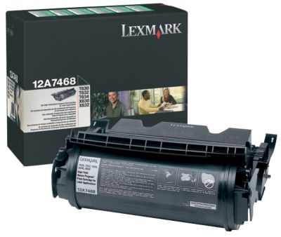 Toner laser Lexmark 12A7468 noir