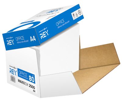 Carton de papier de 2500 feuilles Rey Office Document A4 80 g m2