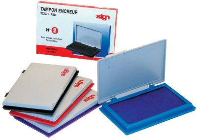 Tampon encreur 640 Sign eco bleu