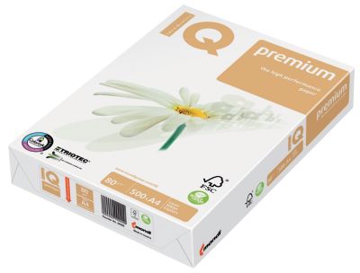 Ramette de papier de 500 feuilles IQ Triotec Premium A4 80 g m2