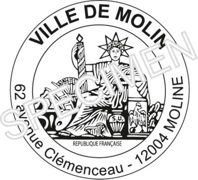 Embellisement de tampon Trodat Marianne logo officiel