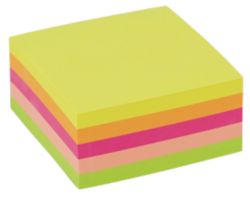 Notes assortiti neon Office Depot 76 x 76 mm