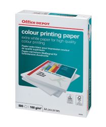 Carta Office Depot Color Printing formato A4 grammatura 100 g m2 in risma da 500 fogli