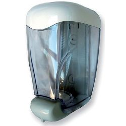 Dispenser sapone a pulsante trasparente capacit035 litri