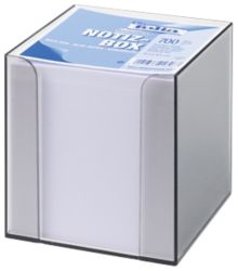 Cubi per appunti 700 fogli con box grigio fumo
