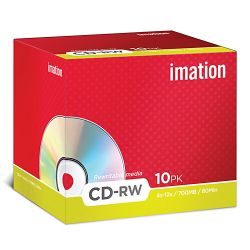 CD RW 700 MB 4x 12x Imation jewel da 10 pz