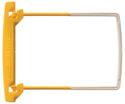 Clip rilegafogli Jalema 5 cm in conf da 100 pz  4 raccordi rossi