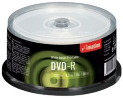 DVD R Imation Printable da 47 GB spindle da 30 pz