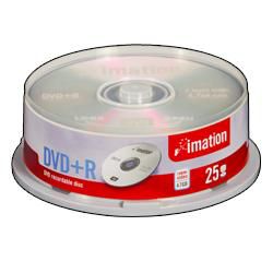 DVDR Imation da 47GB spindle da 25 pz