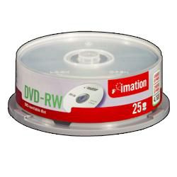 DVDRW Imation da 47 GB spindle da 25 pz