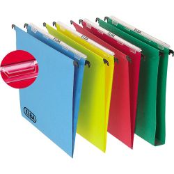 Cartelle sospese Defi cassetto 39 fondo a V colore rosso