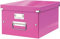 Scatole archivio Click Store Leitz formato A4 colore fucsia