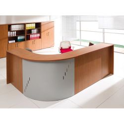 Angolare 90 con frontale in metallo Tdm dim 91 x 91 x108 colore faggio