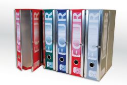 Scatole archivio Euro Cart Four formato 275 x 85 x 355 cm colore blu