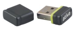 USB Flash drive mini Ativa 4 GB nero giallo