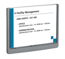 Targa Click Sign Durable formato cartoncino A5 21 x 1485 cm