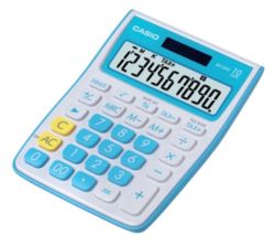 Calcolatrice da tavolo Casio MS10 VC colore blu