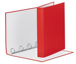 Raccoglittori Meeting a 4 anelli Esselte dorso 4 cm colore rosso vivida