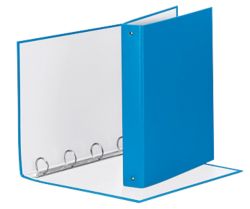 Raccoglittori Meeting a 4 anelli Esselte dorso 4 cm colore blu vivida