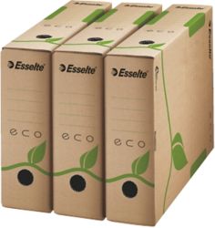 Scatola archivio Eco Esselte dorso 8 cm formato 8 l x 233p x 327h cm in confda 25