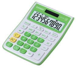 Calcolatrice da tavolo Casio MS10 VC colore verde