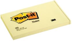 Post it giallo canary dim 76 x 127 mm in conf da 12 pz