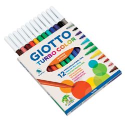Pennarelli Giotto Turbocolor Scatola 12 pezzi